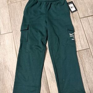 Nike Kids Teal Cargo Joggers